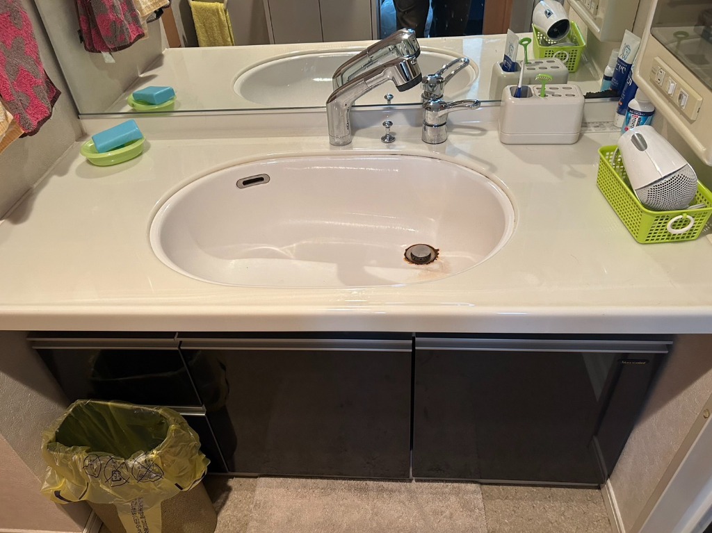 洗面台水漏れ 修理